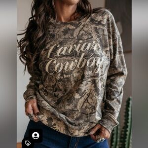 CAVIAR COWBOY CAMO LONG SLEEVE